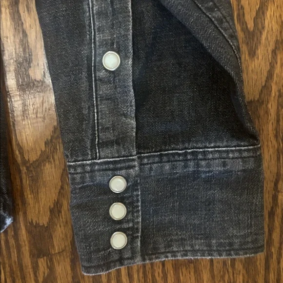 Vintage Polo by Ralph Lauren Black Denim Shirt XL - Picture 5 of 7